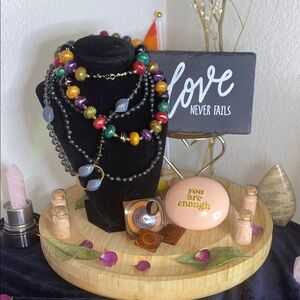 Colorful Beaded Necklace Set